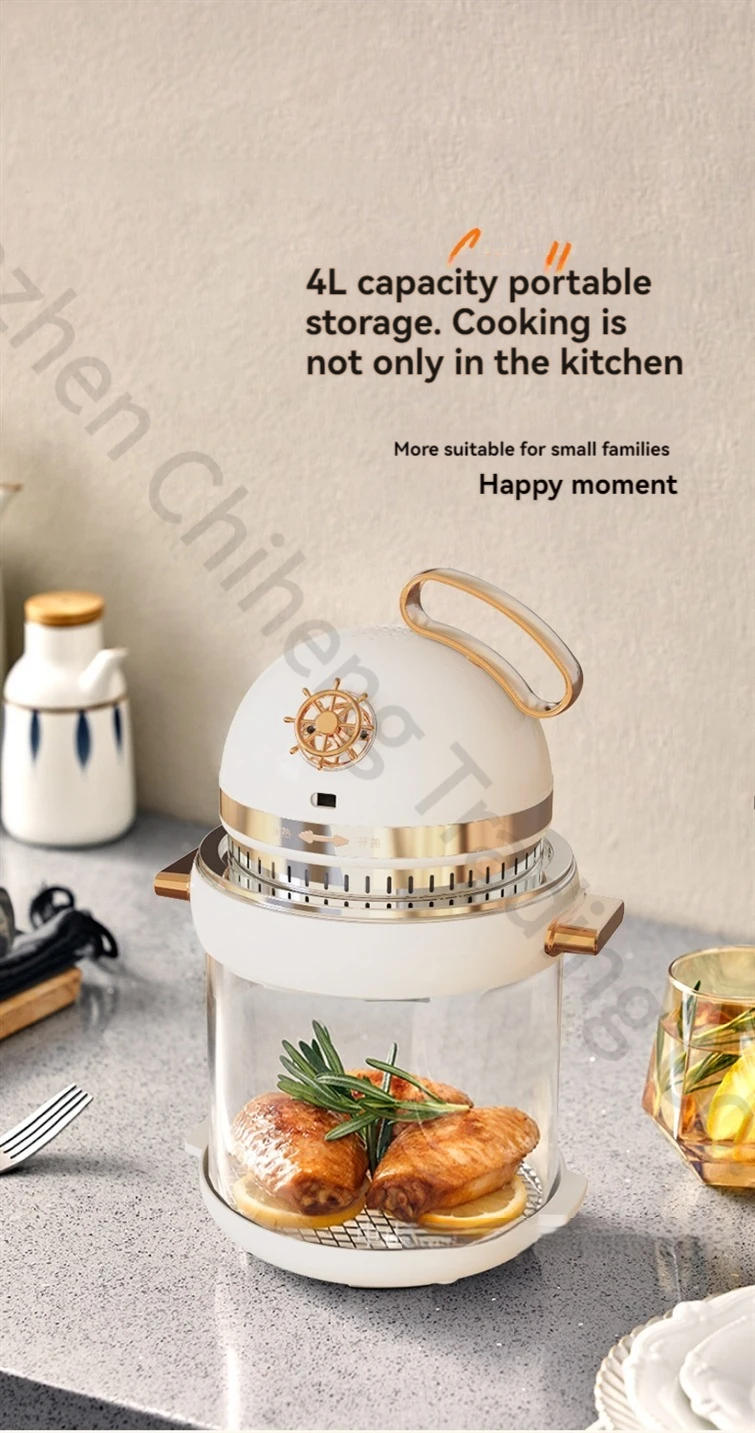 Description Picture 3 of itemHousehold Portable Visual Air Fryer Multi-functional Intelligent Electric Fryer Kitchen Appliance