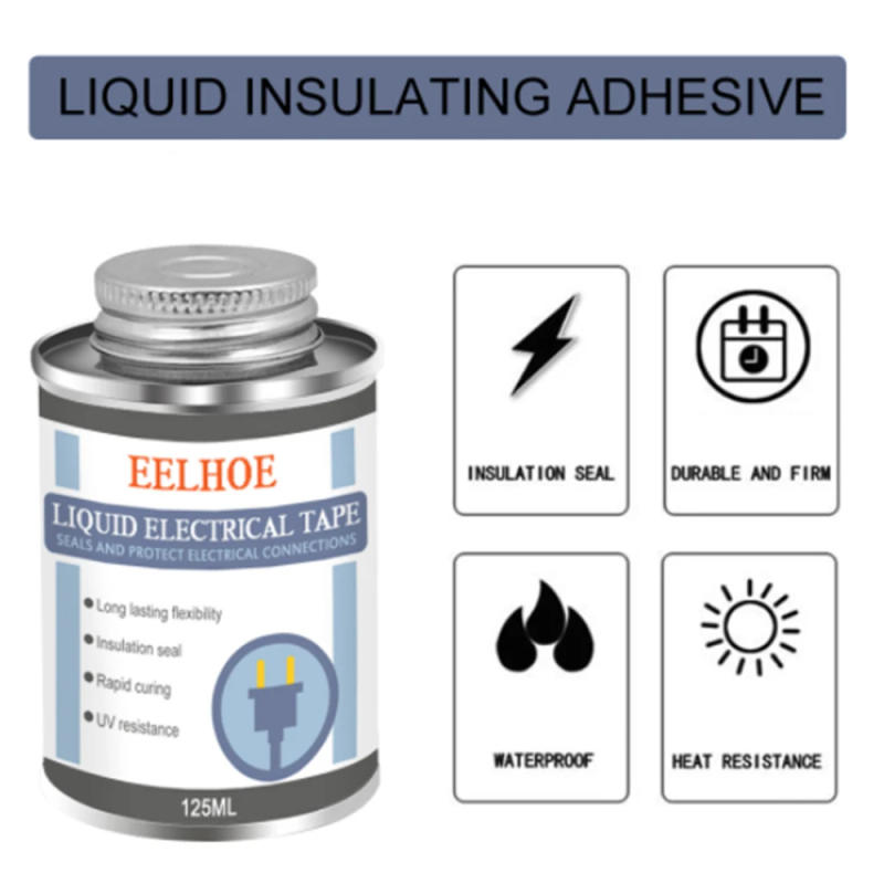 Description Picture 4 of itemLiquid Insulation Electrical Tape Tube Paste Waterproof Fix Dry Glue Paste Insulation Fast Sealing Rubber Electronic Sealant