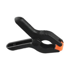 Brand New Clamps Spring Grip Plastic Practical Replacement Set Tools Wood Work 12pcs Woodworking 2inch Black DIY