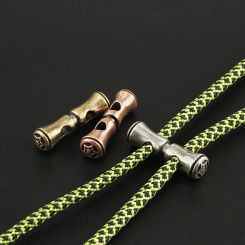 Simple Knife Beads Pendant Brass DIY Bead Umbrella Rope Paracord Tail Buckle Keyring Accessories