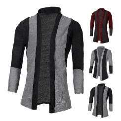 Chic Cardigan Sweater Comfy Knitted Cardigan Slim Fit Mid-length Warm Slim Cardigan  Warm