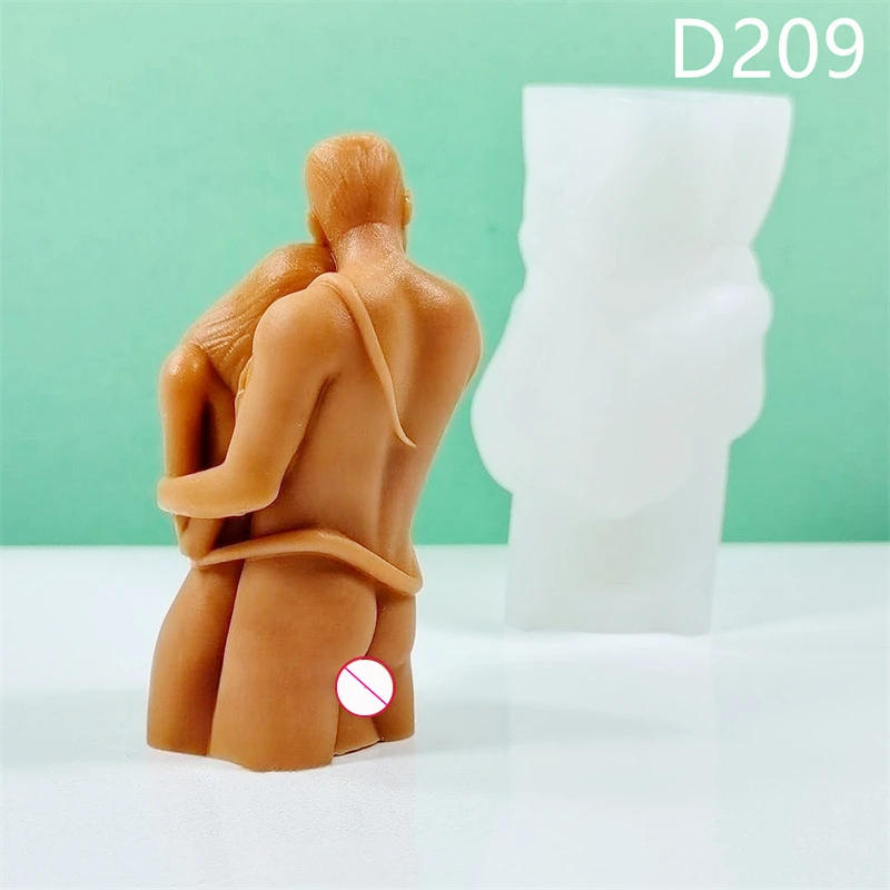 Description Picture 6 of itemValentine's Day Couple Embrace Silicone Candle Mold Diy Symbol of Love Sculpture Plaster Resin Casting Tool Home Crafts Gift