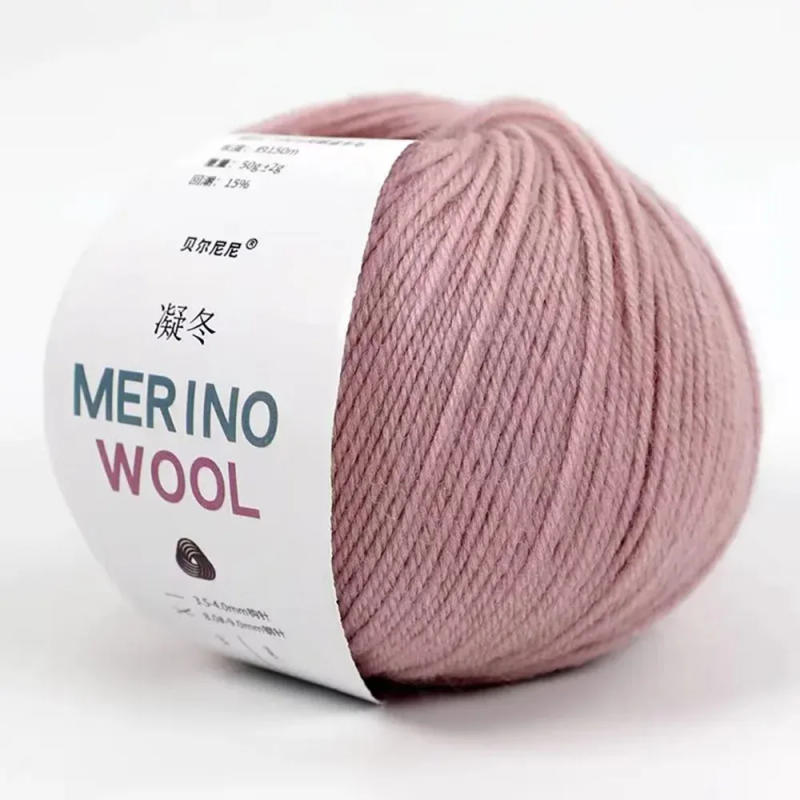 Description Picture 5 of item50g/roll Wool Yarn Thick Thread Wool Yarn Soft Medium DIY Hand Knitted Crochet Scarf Clothes Yarn Clothes Hats Baby Yarn