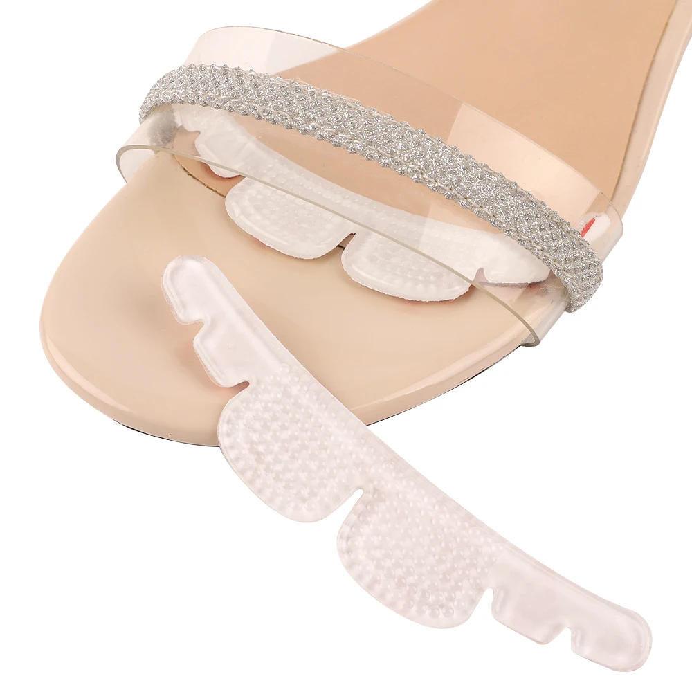 Description Picture 6 of itemClear Silicone High Heel Cushion Inserts Pad Heel Grips Anti Slip Sandals Strap Strips Foot Support Gel Shoe Sticker Feet Care