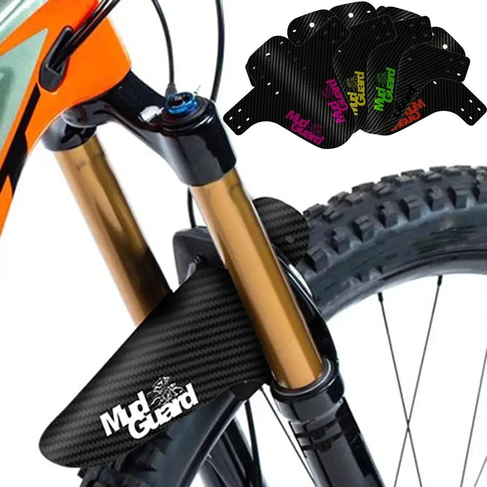Description Picture 2 of itemMountain Bicycle Fenders Plastic carbon fiber Colorful Front /rear Bike Mudguard Mtb Bike Wings Mud Guard Cycling Accessories