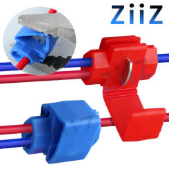 10pcs/30pcs T-Tap Connector Quick Electrical Cable Connector Snap Splice Lock Waterproof Crimp Wire Terminal blue yellow red