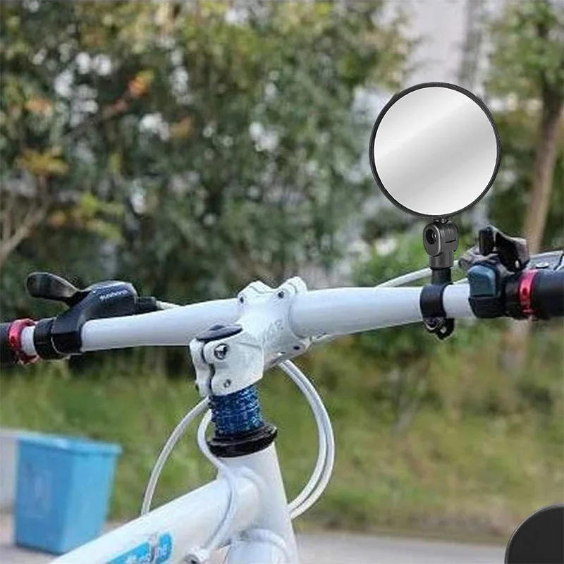 Description Picture 4 of itemBicycle Mirrors Convex Wide Angle Adjustable Bike Handlebar Rearview Mirror Electric Scooter Reflector MTB Road Bike Accessories