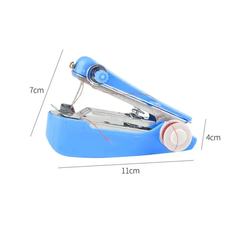 Description Picture 5 of itemPortable Sewing Machine Small Handheld Multifunction Household Simple Needlework Manual Cutting Machine Repair Clothing Fabrics