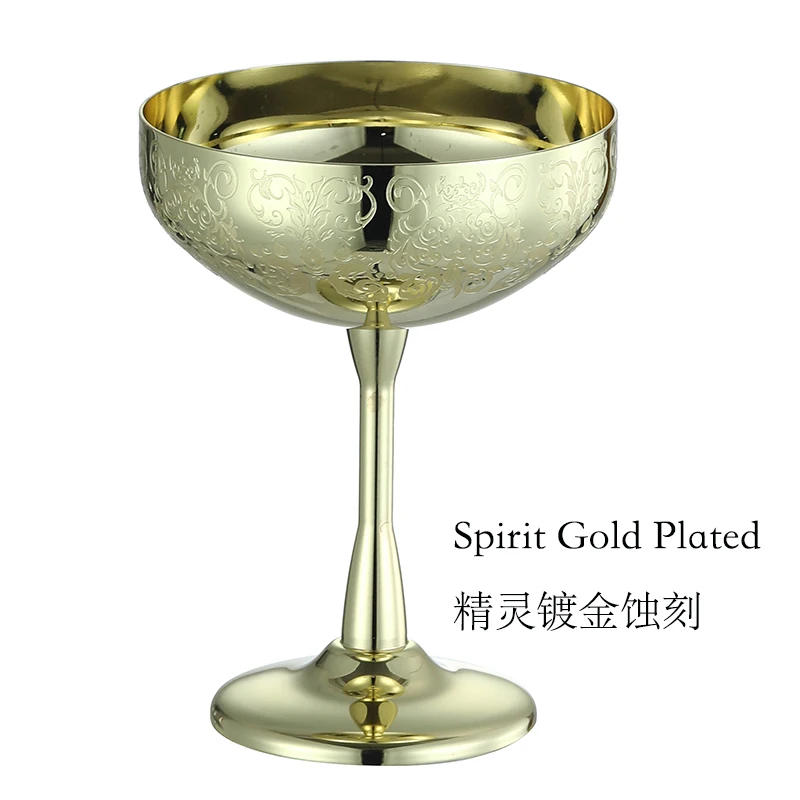 Description Picture 3 of itemStainless Steel Coupe Glasses,Martini Cocktail Glasses