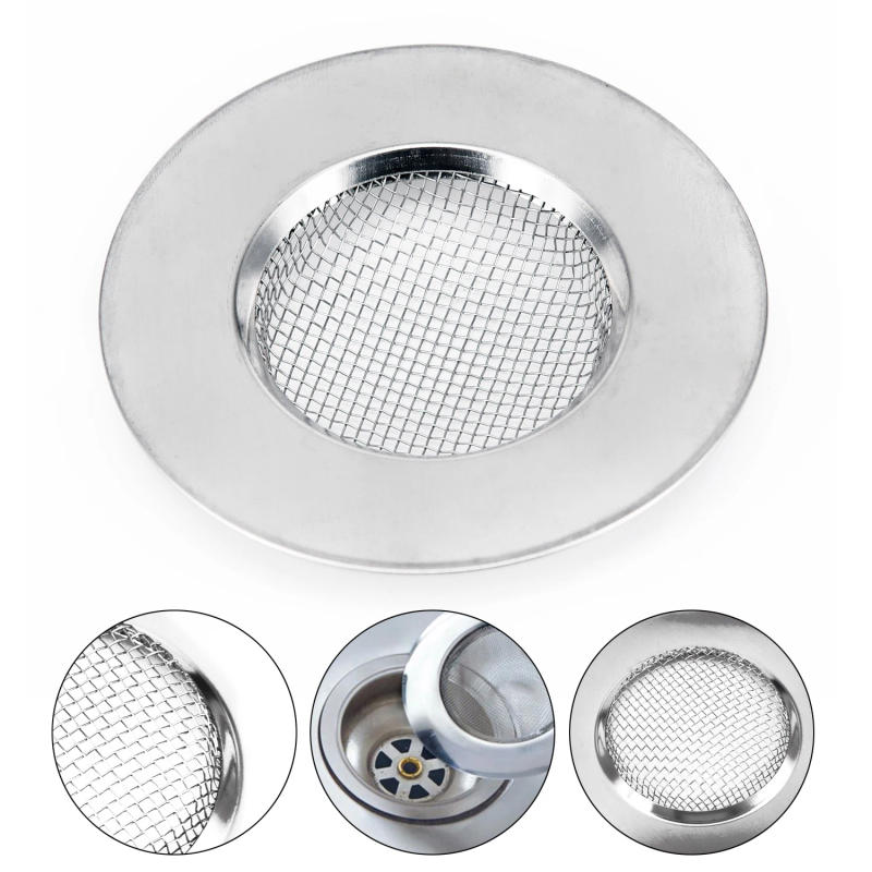 Description Picture 3 of itemSink Filter Basin Drain Hole Stainless Steel Hair Catcher Stopper Shower Floor Drain Strainer Kitchen Bathroom Accessories