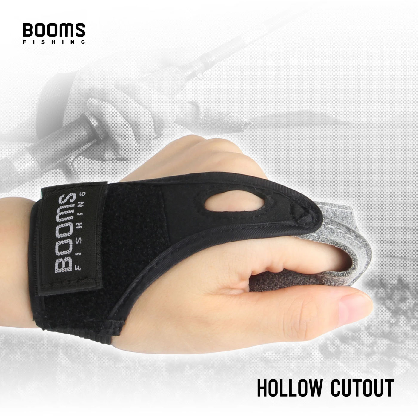 Description Picture 4 of itemBooms Fishing FG1 Fishing Gloves Wear Resistant Anti Cutting Single Finger Protective Cover Outdoor Casting Fishing Control Line