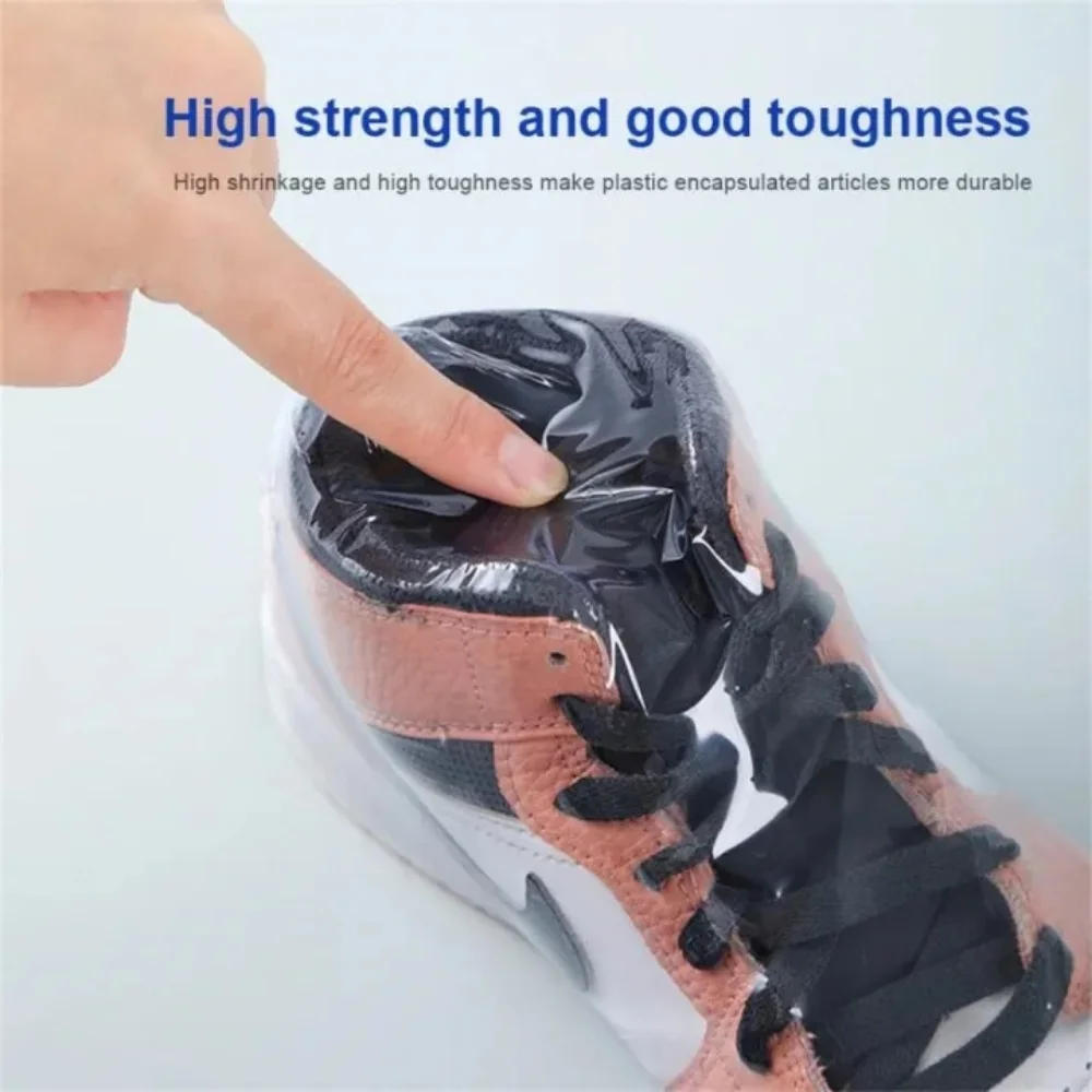 Description Picture 3 of item50pcs/pack PVC Heat Shrink Film Wrap Storage Bag Retail Seal Packing Bag Clear Plastic Polybag Gift Cosmetics Packaging Pouch