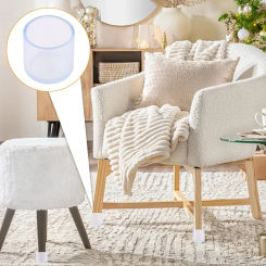 Chair Leg Cap Rubber Feet Protector Pad Furniture Table Covers Round Bottom Furniture Cups For Hardwood Floors Protect Floors