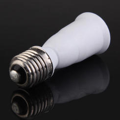 E27 to E27L Base Screw Light Lamp Bulb Holder Adapter Flame Retardant PBT Lamp Holder Converter for Bulb Lamp Switching