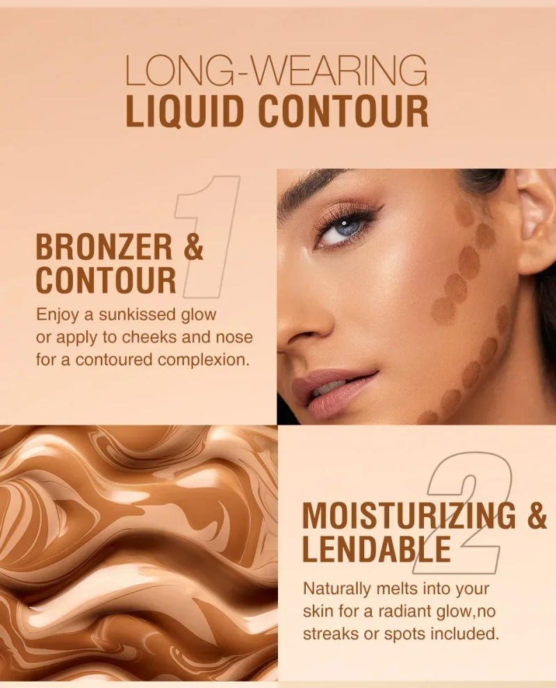 Description Picture 5 of itemLiquid Contour Stick Natural Matte Highlighters Nose Shadow Cream Lasting Contouring Brighten Highlighter Face Makeup Cosmetics