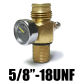 Only Valve 5-8 18UNF