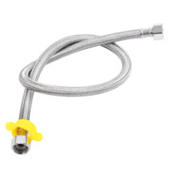 Bathroom For Kitchen Inlet Hose Hose For Faucet Shower Nozzle Nylon Silver Stainless Steel Corrosion Preventive