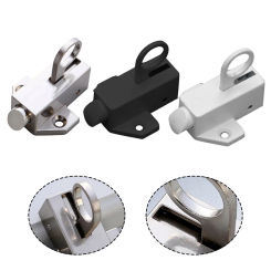 1pcs Aluminum Alloy Push Pull Aircraft Buckle Latch Lock Self Spring Door Bolt Locks Mechanisms Home Improvement Hardware