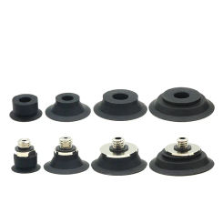 ZP2-TB10/15/20/25/30MTS-B5/H5 Pneumatic Vacuum Suction Cup Set White Silicone Rubber Round Flat vacuum Sucker
