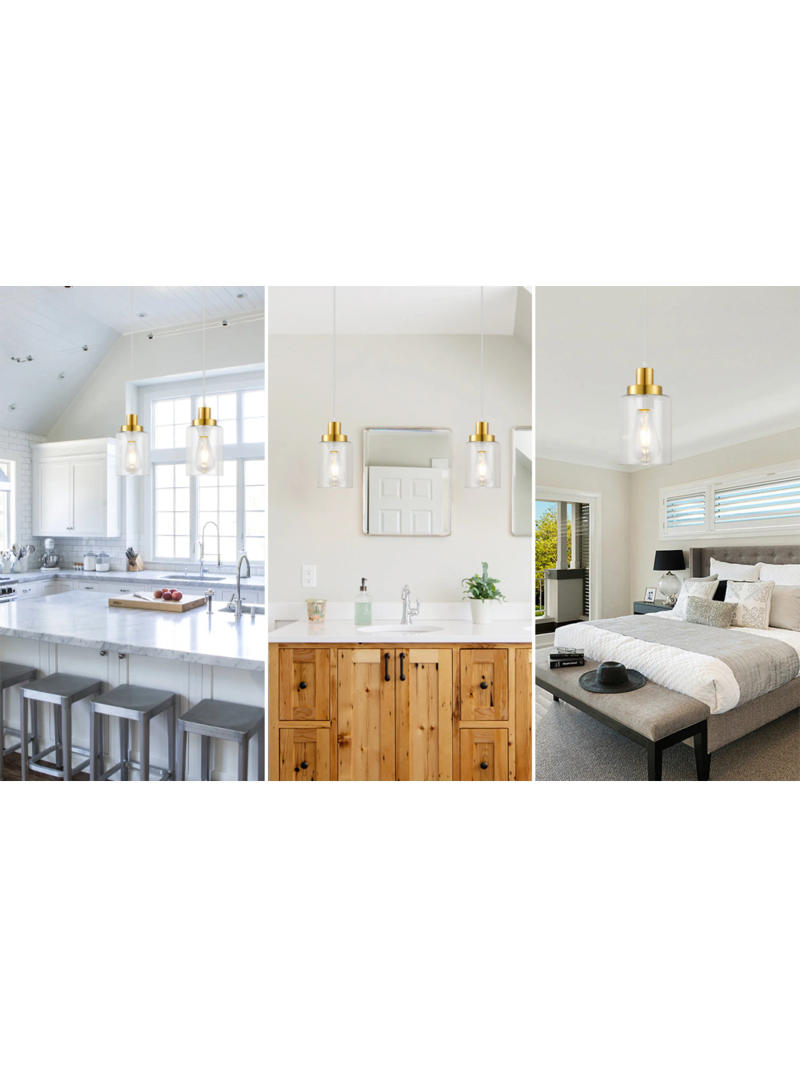 Description Picture 2 of itemLoft Glass Pendant Lights Nordic LED Hanging Lamp For Dining Room Bedroom Lamp Bar Decor Luminaire Suspension Light Fixtures