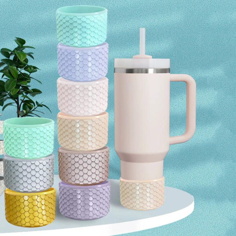 Description Picture 6 of item1PC Anti-Slip Silicone Cup Protective Sleeve For Stanley 40oz Tumbler Outdoor Sport Water Bottles Bottom Sleeve Protective Cover