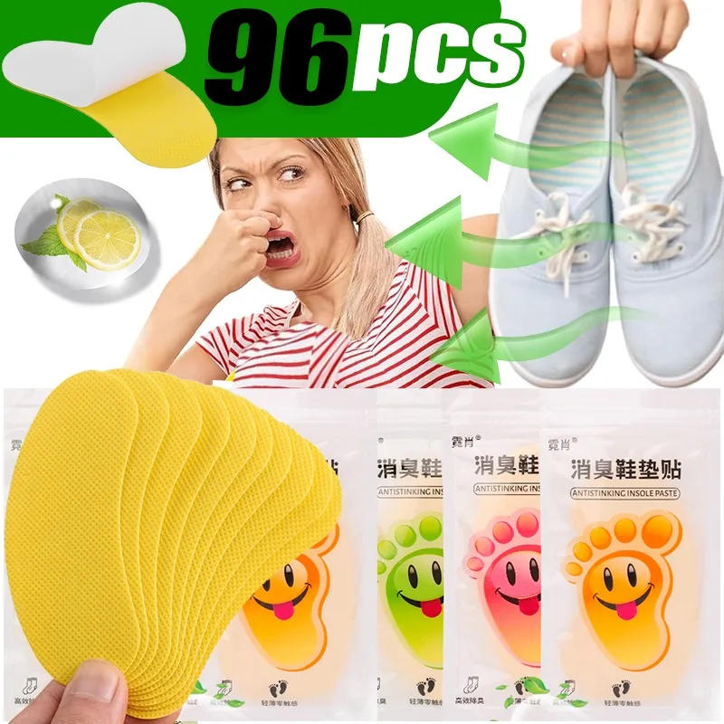 Description Picture 2 of itemShoe Enhance Fragrance Deodorizing Sticker Strong Adhesive Foot Deodorant Paste Feet Reduce Odor Patch Deodorization Stickers