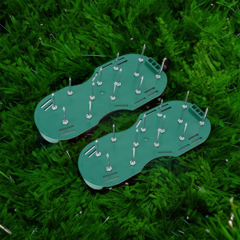 Description Picture 6 of itemLawn Aerator Shoe Garden Lawn Nail Shoes Loose Soil Grass Cultivator Scarification Nail Tool Self-Leveling Epoxy For Yard Garden