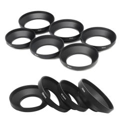 39mm 40.5mm 43mm 46mm 49mm 52mm 55mm 58mm 62mm 72mm 77mm 82mm Aluminum Alloy Metal Wide Angle Lens Hood for Camera