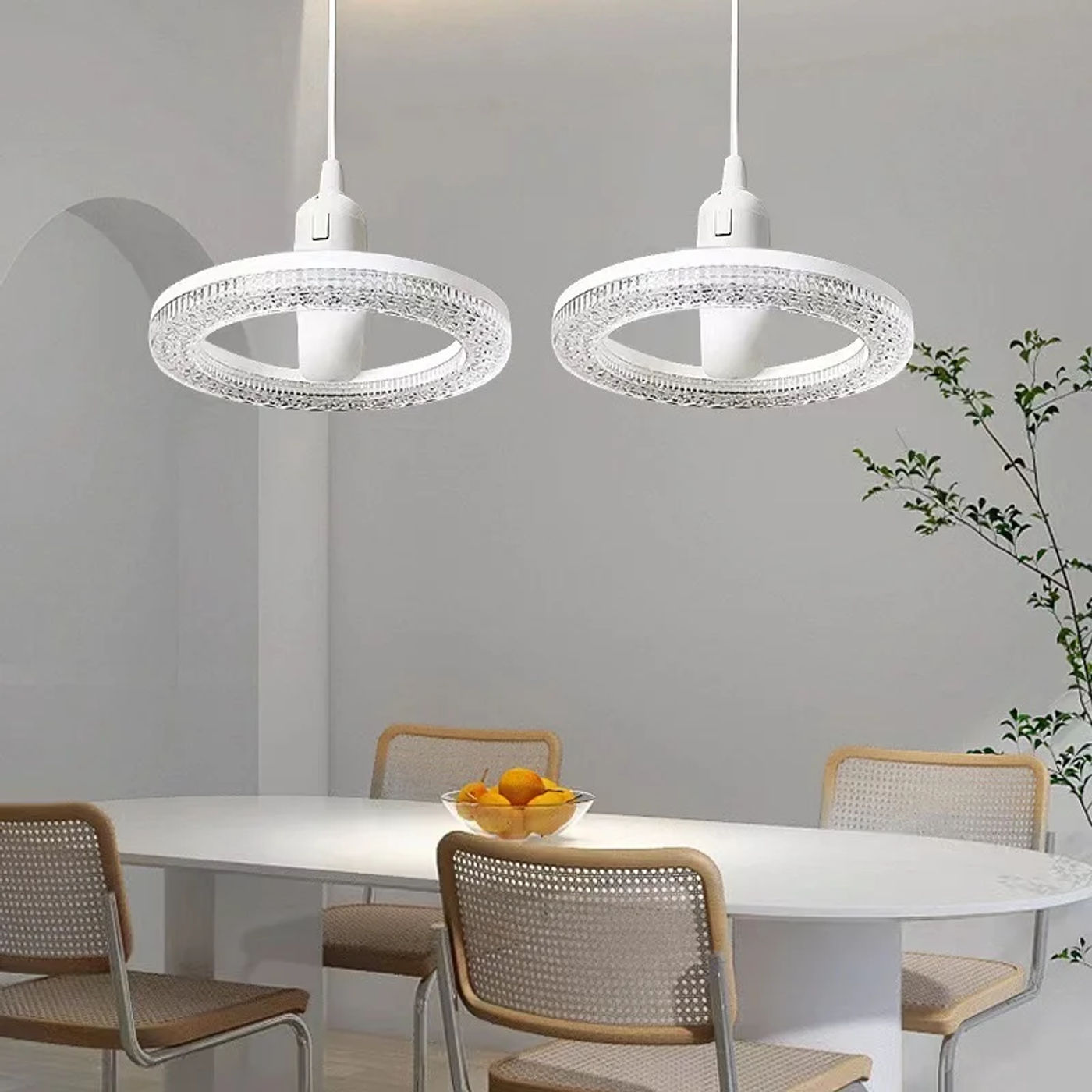 Description Picture 3 of item18W 24W pendant light AC220V LED ceiling light crystal E27 bulb Living room, Bedroom,Dining room corridor, Indoor lighting