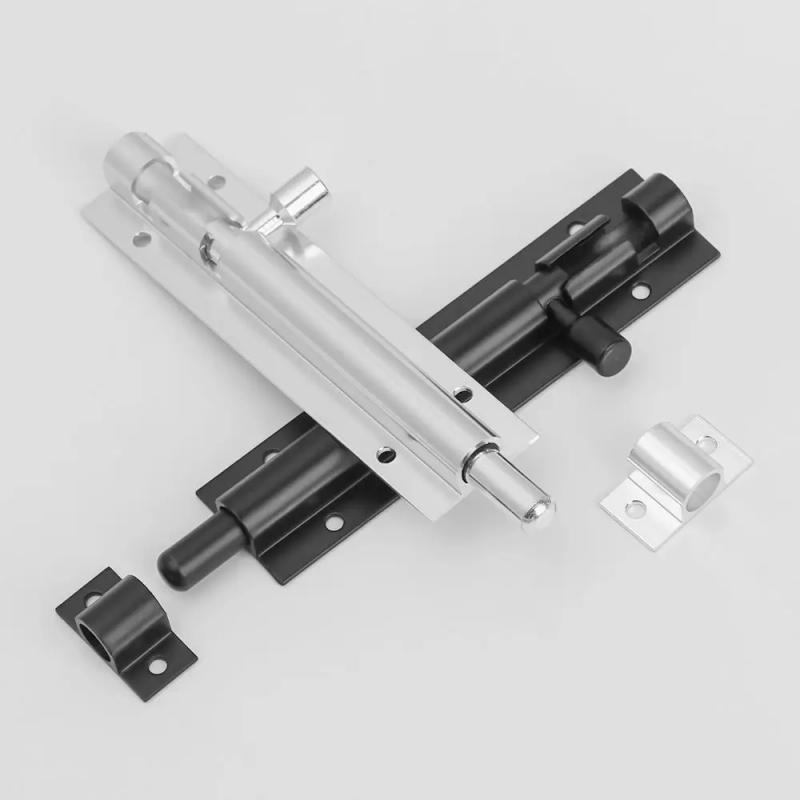 Description Picture 4 of itemAluminum Alloy Wardrobe Stopper Hinge Padlock Clasp Door Lock Buckle Window Catch Lock Cabinet Catches Silent Gate Hook