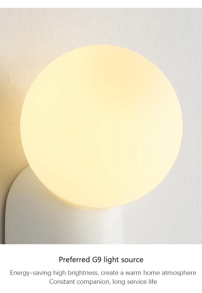 Description Picture 5 of itemCream Wind Bedhead Wall Lamp Bedroom Living Room Wall Light Study Background Children's Room Bedhead Decorative Led Wall Lamps