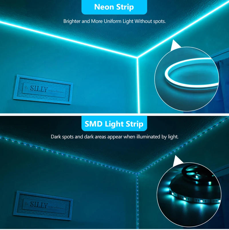 Description Picture 4 of itemWiFi RGB COB LED Strip Light Tuya Smart Life Flexible Light Lamp 5V USB Desktop Screen TV BackLight Diode Tape Alexa With Dimmer