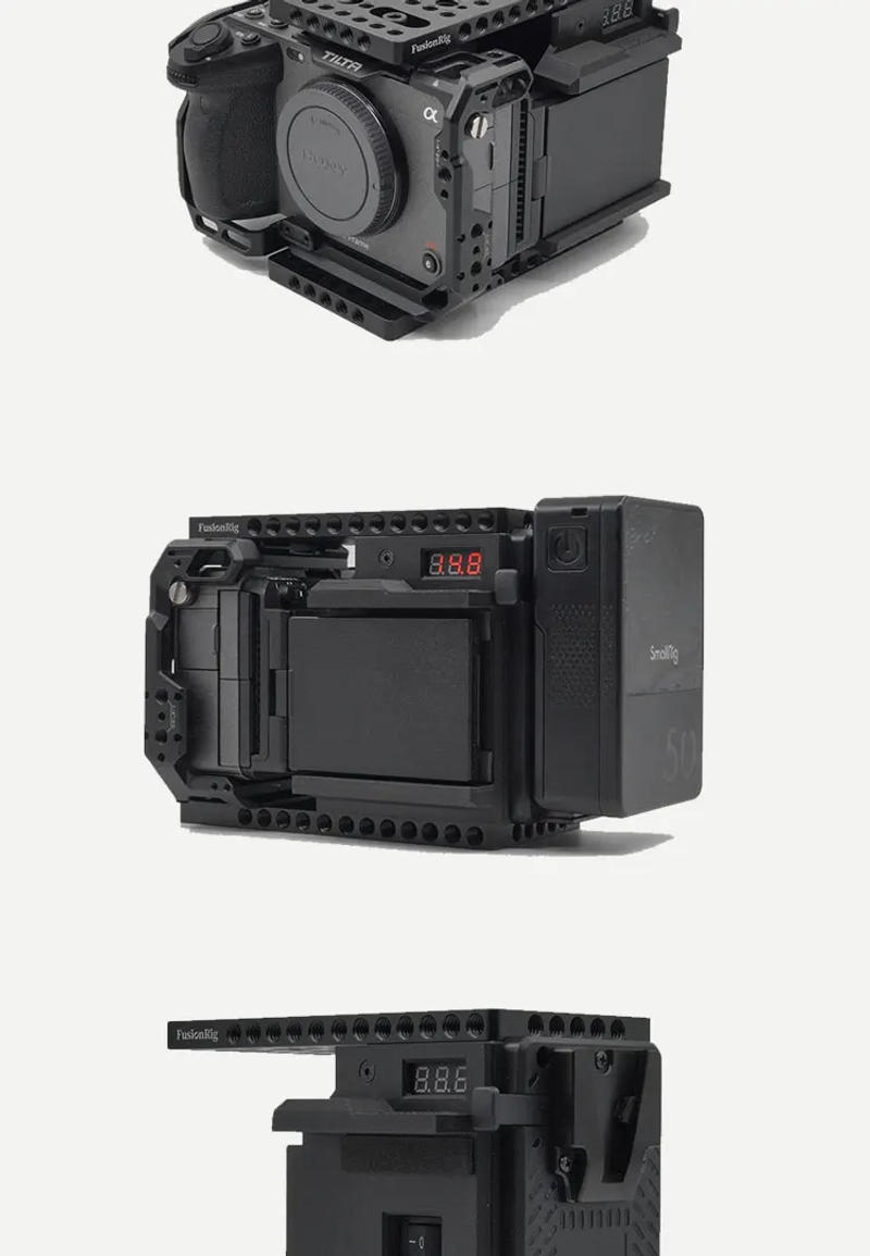 Description Picture 6 of itemFusionRig For Sony FX3/FX30 Camera Cage Expansion Module cineback