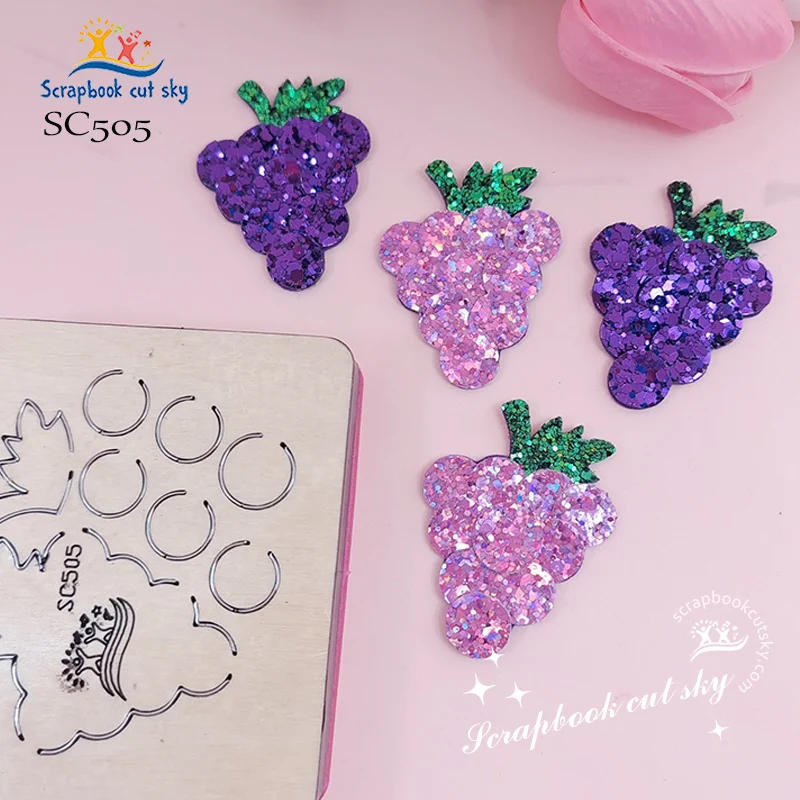 Description Picture 2 of itemScrapbookCutSky-SC505 Grape Wood Cutting Knife Die, Used with the Machine