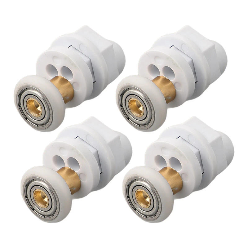 Description Picture 5 of itemShower Wheels Shower Door Rollers 23mm 25mm 27mm 29mm Wheel Diameter: 19mm 15-17 Hole Size 4pcs Quick Release Type