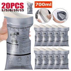 Portable Urine Bag Outdoor Emergency Urinate Bags 700ml Disposable Travel Mini Mobile Toilet Unisex Pee Bag for Baby Women Men