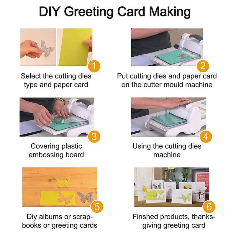 Description Picture 5 of itemDIY Lace Cutting Dies Embossing Stencil Template for Scrapbooking Embossing Paper Card Making Five Leaves Flowers