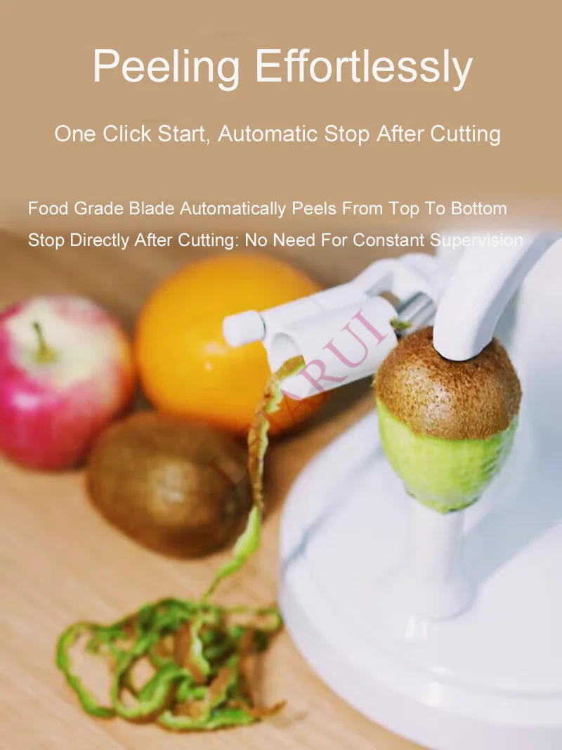 Description Picture 5 of itemElectric Spiral Apple Peeler Cutter Slicer Fruit Potato Peeling Automatic Operated Machine