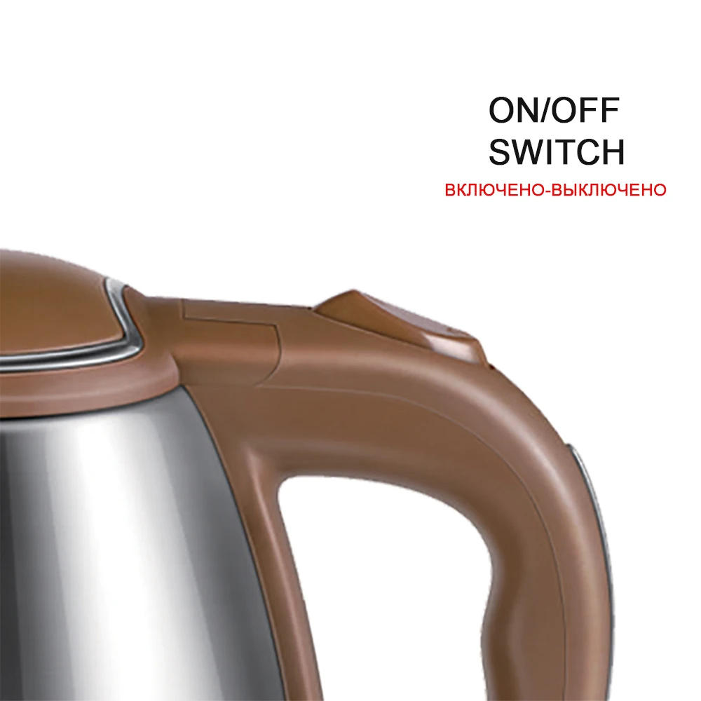 Description Picture 6 of item1.8L 304 Stainless Steel Electric Kettle 1500W Household Kitchen Quick Heating Electric Boiling Tea Pot Sonifer