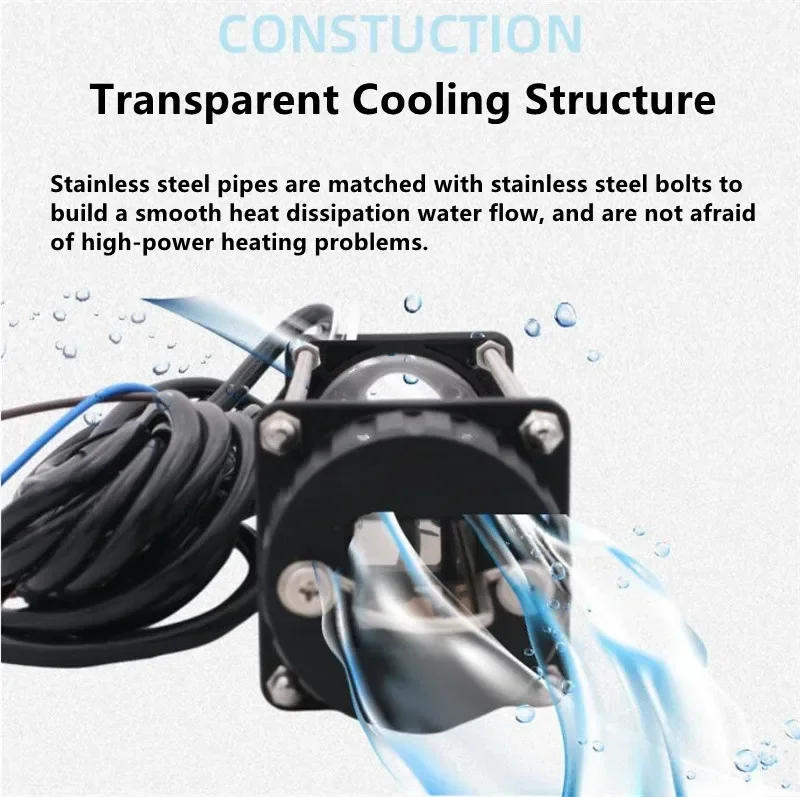 Description Picture 6 of item12V 120W LED Bait Submersible Fishing Waterproof High-Power Fish Underwater White Lure Light Night Fishing Finder