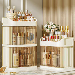 Cosmetic Organizers Makeup Organizer with Drawer Multi-layer Desktop Storage Box Multi-functional Jewelry Skincare Box