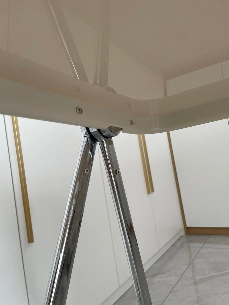 Description Picture 3 of itemFolding Table Transparent Table and Chair Combination Coffee Minimalist Office Study Makeup Table Mesa De Cozinha Furniture