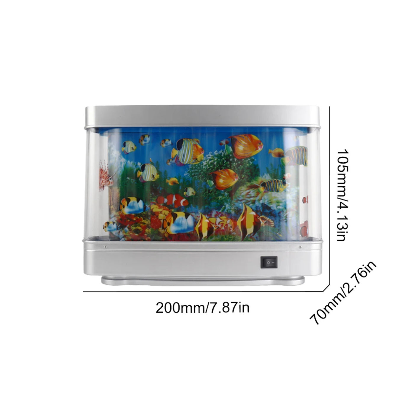 Description Picture 5 of itemLED Dynamic Fake Fish Tank Light with Moving Fish Fake Aquarium Decorative Lamp Simulated Fish Aquarium Lamp for Home Decor