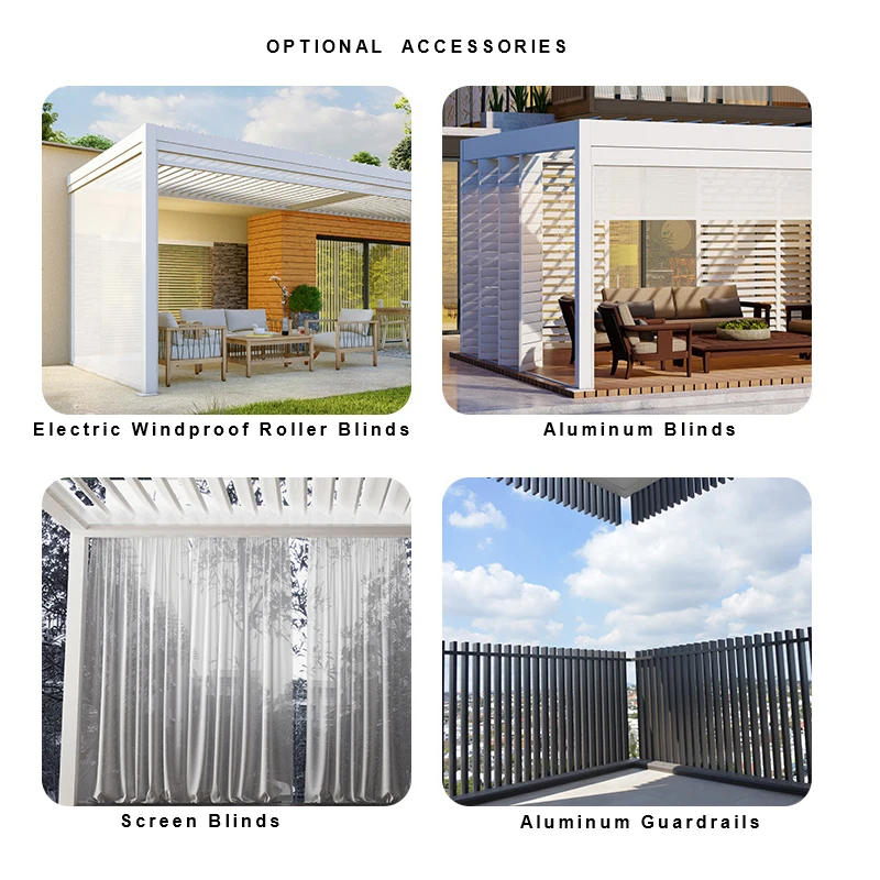 Description Picture 5 of itemCustom OUTDOOR WATERPROOF FOLDING ELECTRIC CANOPY 6m Retractable Retractable Awnings Motorised retractable roofs For Pergola