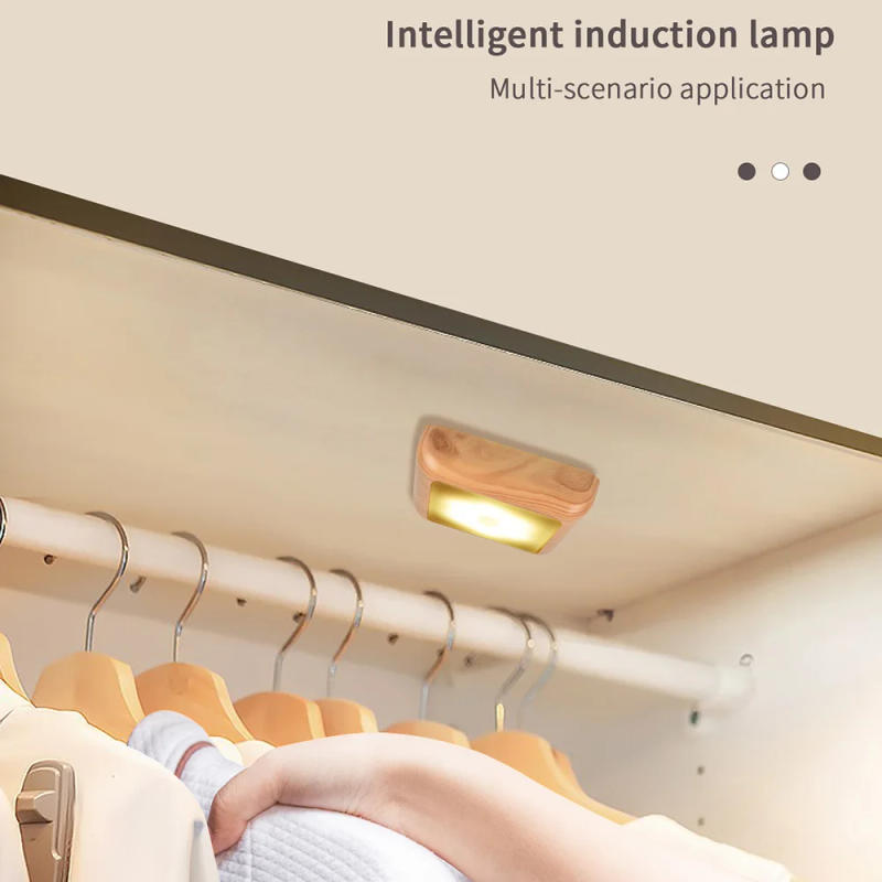 Description Picture 6 of itemLED Motion Sensor Night Light Wireless Under Cabinet Lamp Battery Powered Wall Light Stairs Light Human Body Induction Lamp