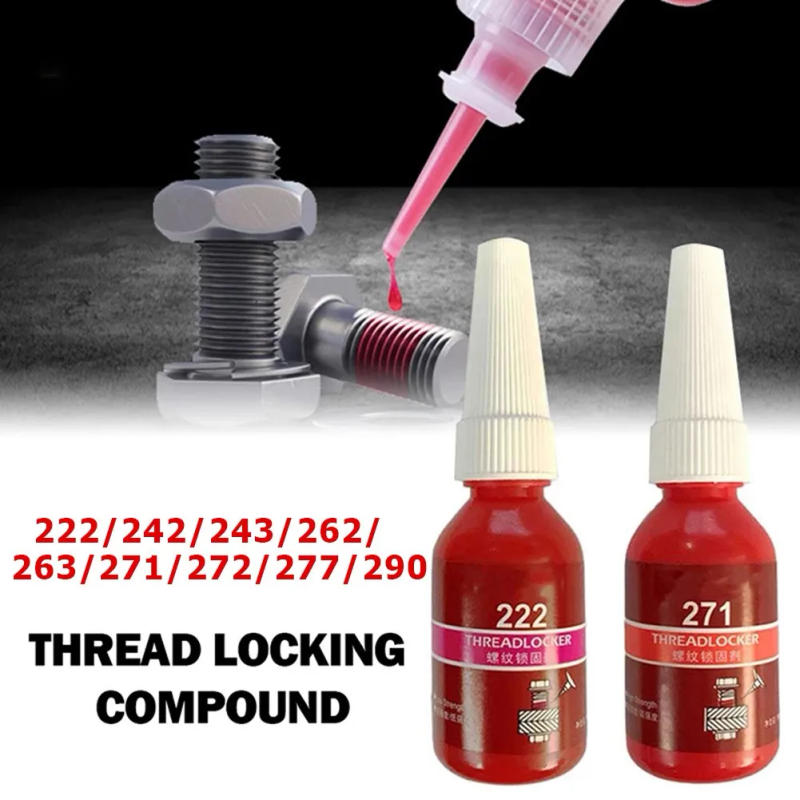 Description Picture 3 of item10ml Threadlocker 222/242/243/262/263/271/277/290 Thread Lock Agent Anaerobic Glue Sealer Sealing Glue Quickly Cured Thread Lock