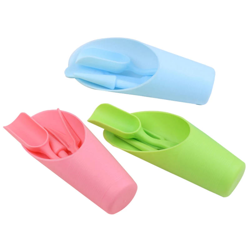 Description Picture 2 of item4Pcs Garden Planter Kit Sowing Shovel Scoop Bucket Spoon Succulents Seedlings Tool Bonsai Fertilizer Drilling Device DIY
