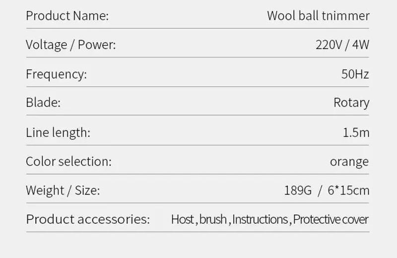 Description Picture 5 of itemKM-241 Wool Ball Tnimmer Epilator Easy To Carry And Clean Three Knife Net Electric Lint Remover Clothes Shaver