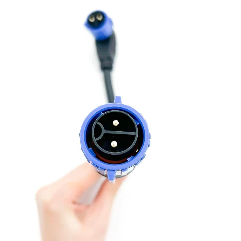 Description Picture 6 of item50A M25 Self-locking Waterproof Plug Cable IP67 2 3 Pin Power Charging Connector Large Current Male Female Aviation Plug Socket