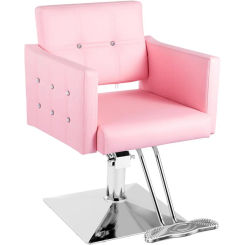 Pink Salon for ,Barber Chari Hair ,Stylist Chair with Heavy Duty Hydraulic Pump,360 Degrees Swivel,Beauty